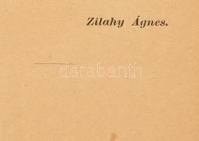 cca 1900 Zilahy Ágnes: Valódi magyar szakácskönyv. Kiadói egészvászon kötés, hiányzó, kiszakadt, sza...