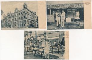 Mumbai, Bombay; - 4 db régi india képeslap / 4 pre-1945 Indian (Hindu) postcards