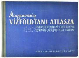 Magyarország vízföldtani atlasza. Készült a Magyar Állami Földtani Intézetben. Szerk. Schmidt Eligius Róbert. Bp. 1961. Kossuth. (M. Áll. Földtani Intézet.) 73 l. + 29 l. (német nyelvű összefoglaló). Haránt alakú folio. Kiadói félvászon-kötésben.