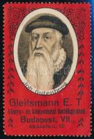 Gleitsmann E.T. Könyv- és Könyvnyomdai Festékgyár levélzáró