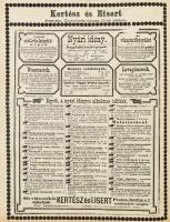 Borsszem Jankó. [Társadalmi és politikai élclap]. VI. évfolyam 1873., 1-52. szám. Teljes! Felelős sz...