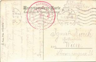 1914 SMS Erzherzog Franz Ferdinand az Osztrák-Magyar Haditengerészet Radetzky-osztályú csatahajója /...