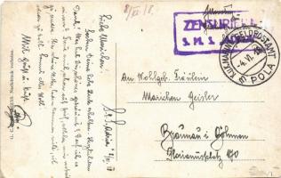 1918 Gruppenmanöver. K.u.K. Kriegsmarine / Osztrák-Magyar Haditengerészet hajói manőver közben / WWI...