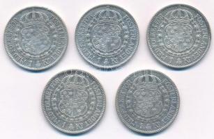 Svédország 1915-1939. 1K Ag "V. Gusztáv" (5xklf) T:2,2-
Sweden 1915-1939. 1 Kronor Ag &qu...