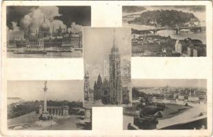 1942 Budapest, Országház, Parlament, Margit híd, Mátyás templom, Hősök tere, Királyi vár (fl)