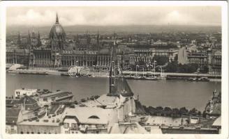 Budapest V. Országház, Parlament, Dunai látkép