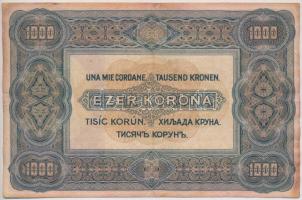 1920. 10K + 100K + 1000K "Orell Füssli Zürich" T:III foltok, pirosas elszíneződés