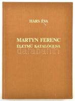 Hárs Éva: Martyn Ferenc életmű katalógusa. H.n., 1985, Somogy megyei Múzeumigazgatóság. Megjelent 1500 példányban. Fekete-fehér reprodukciókkal gazdagon illusztrált. Kiadói aranyozott egészvászon kötés, jó állapotban.