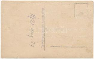 1921 Sopron, Ostenburg különítmény (csendőrzászlóalj) díszfelvonulása augusztus 29-én délelőtt 9 óra...