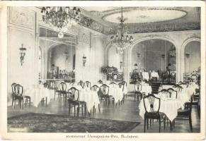 Budapest V. Restaurant Hotel Ritz Dunapalota, étterem belső  (EK)