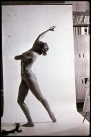 cca 1977 Teljes tekercs ugyanarról az akt fotómodellről, Marinkay István (1920-?) veszprémi fotóművé...