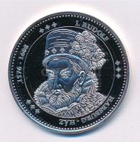 DN "Magyarország Keresztény Királyai / I. Rudolf 1576-1608" Ag emlékérem (20g/0.333/38,36mm) T:PP