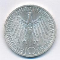 NSZK 1972J 10M Ag "Müncheni Olimpia - Spirál" T:2 ph. FRG 1972J 10 Mark Ag "Münich Ol...