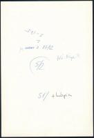 cca 1987 Kádár János a második sorban, előtte Grósz Károly, sajtófotó, 22,4x15,3 cm