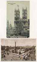 London - 2 pre-1945 postcards