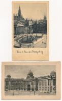 Wien, Vienna, Bécs; - 2 pre-1945 postcards
