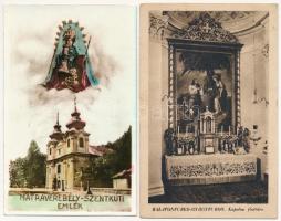 2 db RÉGI magyar város képeslap: Mátraverebély-Szentkút és Balatonfüred / 2 pre-1945 Hungarian town-view postcards