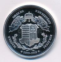 DN "Magyarország Keresztény Királyai / I. Miksa 1564-1576" Ag emlékérem (20g/0.333/38,36mm...