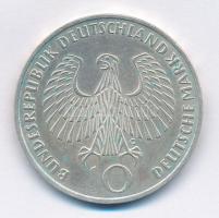 NSZK 1972G 10M Ag "Olimpia-München / Olimpiai Láng" T:2 ph. 
FRG 1972G 10 Mark Ag "O...