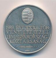 Bognár György (1944-) 1990. "Magyar Éremgyűjtők Egyesülete / 1989. évi XXXI. törvény I. fejezet...