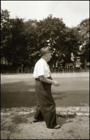 cca 1965 Rutkai Éva, Gábor Miklós, kínai bábosok a Balatonnál, továbbá Peti Sándor (1898-1973) színé...