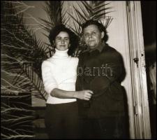 1979 Nagymágocs, Szociális Otthon, nagy riport a lakók farsangi mulatságáról, Demeter Sándor (?-?) s...