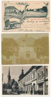 30 db főleg RÉGI történelmi magyar város képeslap vegyes minőségben / 30 mostly pre-1945 town-view postcards from the Kingdom of Hungary in mixed quality