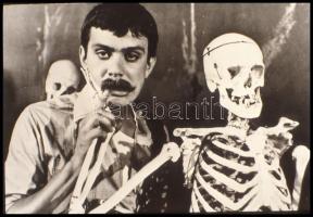 cca 1985 Humoros fényképek c. előadáshoz gyűjtött illusztrációk, Vincze János (1922-1999) kecskeméti...