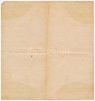 Németország ~1920. élelmiszerjegy főzni való burgonyához T:III,III-