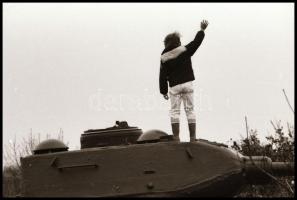 cca 1970 Velence feliratú csomagolásból 18 db vintage NEGATÍV, Magyar Alfréd budapesti fotóművész fe...