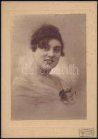 1921 Budapest, Gerenday és Társa fénykép műtermében készült vintage fotó, feliratozva, 22,2x16 cm, karton 29x20,3 cm