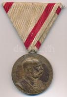 1898. Jubileumi Emlékérem Fegyveres Erő Számára / Signum memoriae (AVSTR) Br kitüntetés nem hozzávaló mellszalaggal T:2- Hungary 1898. Commemorative Jubilee Medal for the Armed Forces decoration with not own ribbon C:VF NMK 249.