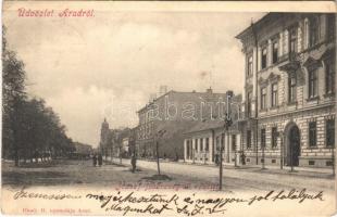 1903 Arad, József főherceg úti részlet. Bloch H. kiadása / street (EK)
