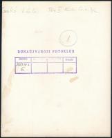 cca 1968 Motorral érkezett a randira, Czakó László (?-?) pécsi fotóművész hagyatékából feliratozott ...