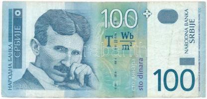 Szerbia 2004. 100D T:III Serbia 2004. 100 Dinara C:F