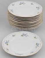 Zsolnay porcelán étkészlet. Teljes. Matricás, jelzett, hibátlan