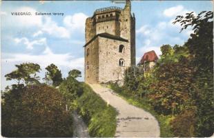 1929 Visegrád, Salamon-torony (kis szakadás / small tear)