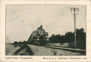 Nyergesújfalu, Szalézi Intézet, vonat