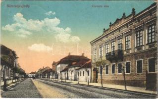 1917 Sátoraljaújhely, Kazinczy utca. Vasúti levelezőlapárusítás 11. sz. - 1916. (Rb)