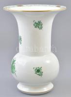 Herendi porcelán Waldstein mintás váza. Kézzel festett, jelzett, hibátlan. 22 cm