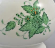 Herendi porcelán Waldstein mintás váza. Kézzel festett, jelzett, hibátlan. 22 cm