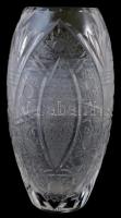 Ólomkristály váza. Hibátlan. m: 23 cm