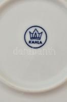 Kahla porcelán hiányos étkészlet. Matricás, jelzett, minimális kopással