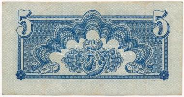 Csehszlovákia 1944. 5K T:III  
Czechoslovakia 1944. 5 Korun C:F 
Krause 46.a