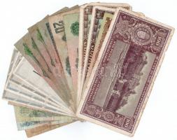 Vegyes 19db-os magyar és külföldi bankjegy tétel T:III,III-