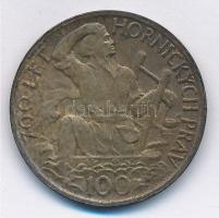 Csehszlovákia 1949. 100K Ag "Iglói bányászat 700. évfordulója" T:2 patina Czechoslovakia 1949. 100 Korun Ag "700th Anniversary - Jihlava Mining Privileges" C:XF patina  Krause KM#29