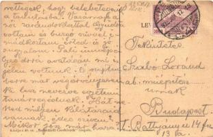1925 Cserkésztábor, trombitáló cserkész. Kiadja a 40. sz. "Szekszárdi Cserkészek" csapata ...