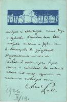 1926 Jamboree cserkésztábor. Kiadja a 47. sz. P. C. F. Farkasőrs / Hungarian boy scout art postcard, scout camp