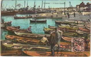 Livorno, Il Porto Scalo / port, boats (EK)