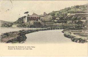 1910 Rab, Arbe; Samostan Sv. Eufemie na otoku Rabu / Kloster St. Eufemia auf Insel Rab / monastery. A. Kukulic (EK)